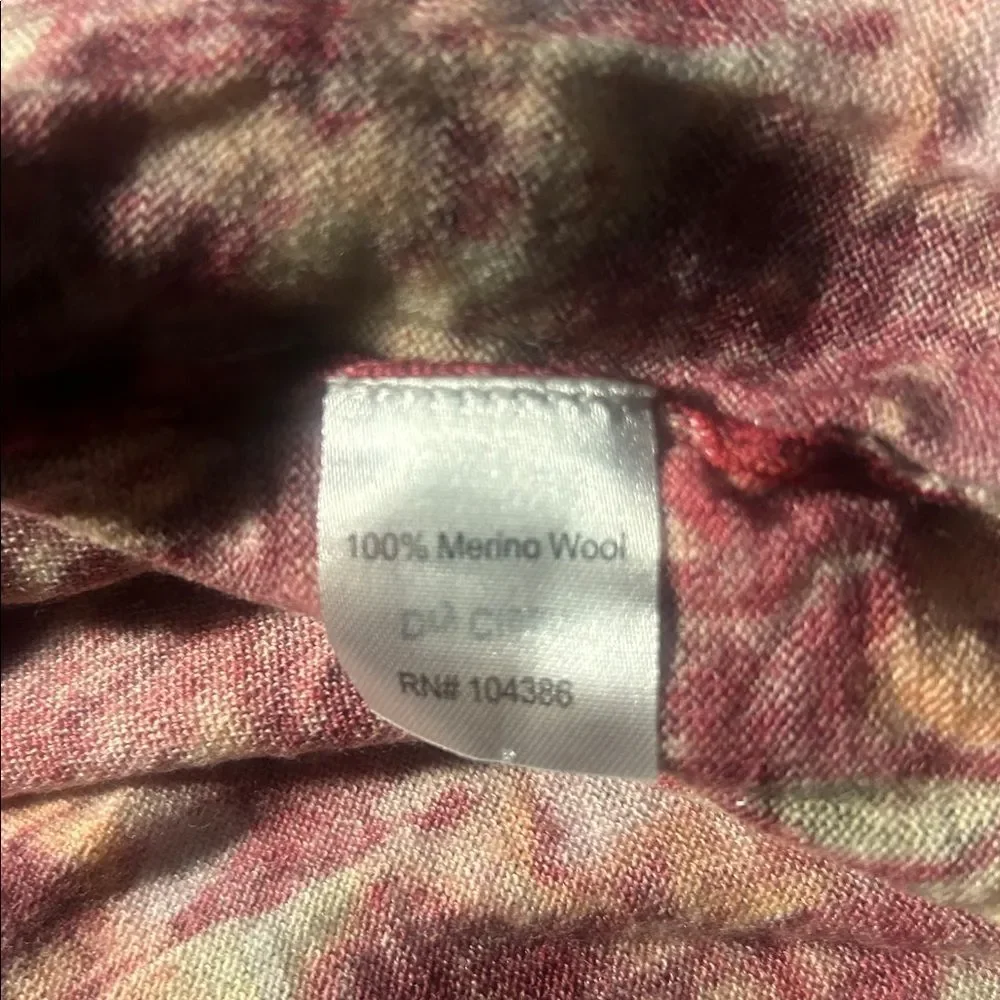 Garnet Hill Multi Color Cardigan, size Small - Picture 3 of 4